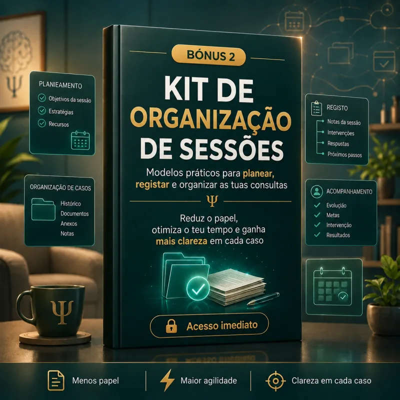 Kit de Organização Rápida de Sessões